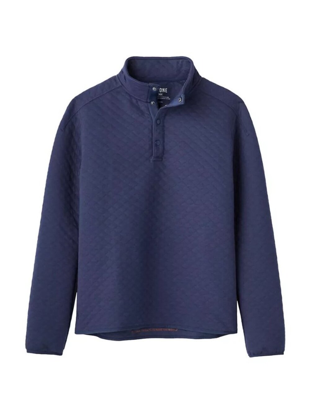 RHONE gramercy pullover Navy quilted size Small